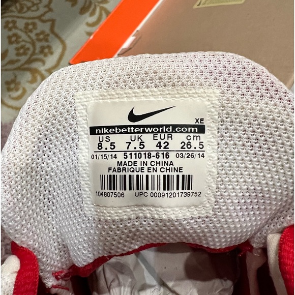 NIKE FREE TRAINER red/wht - Picture 6 of 6